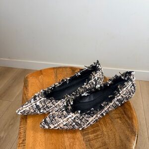Chic Tweed Women's Flats
